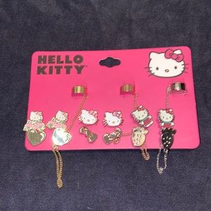 Hello kitty earring set